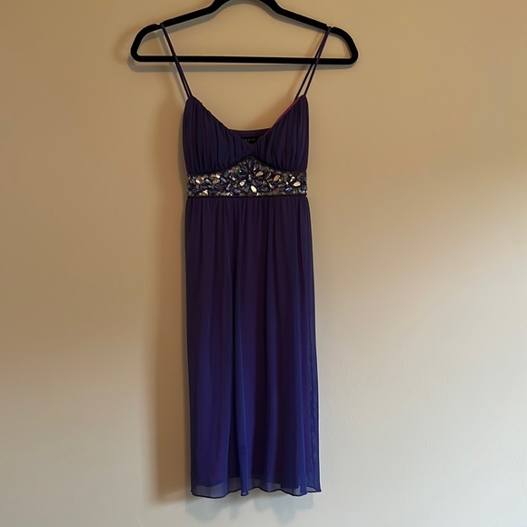 City Studio Purple Cocktail Dress - Picture 1 of 5